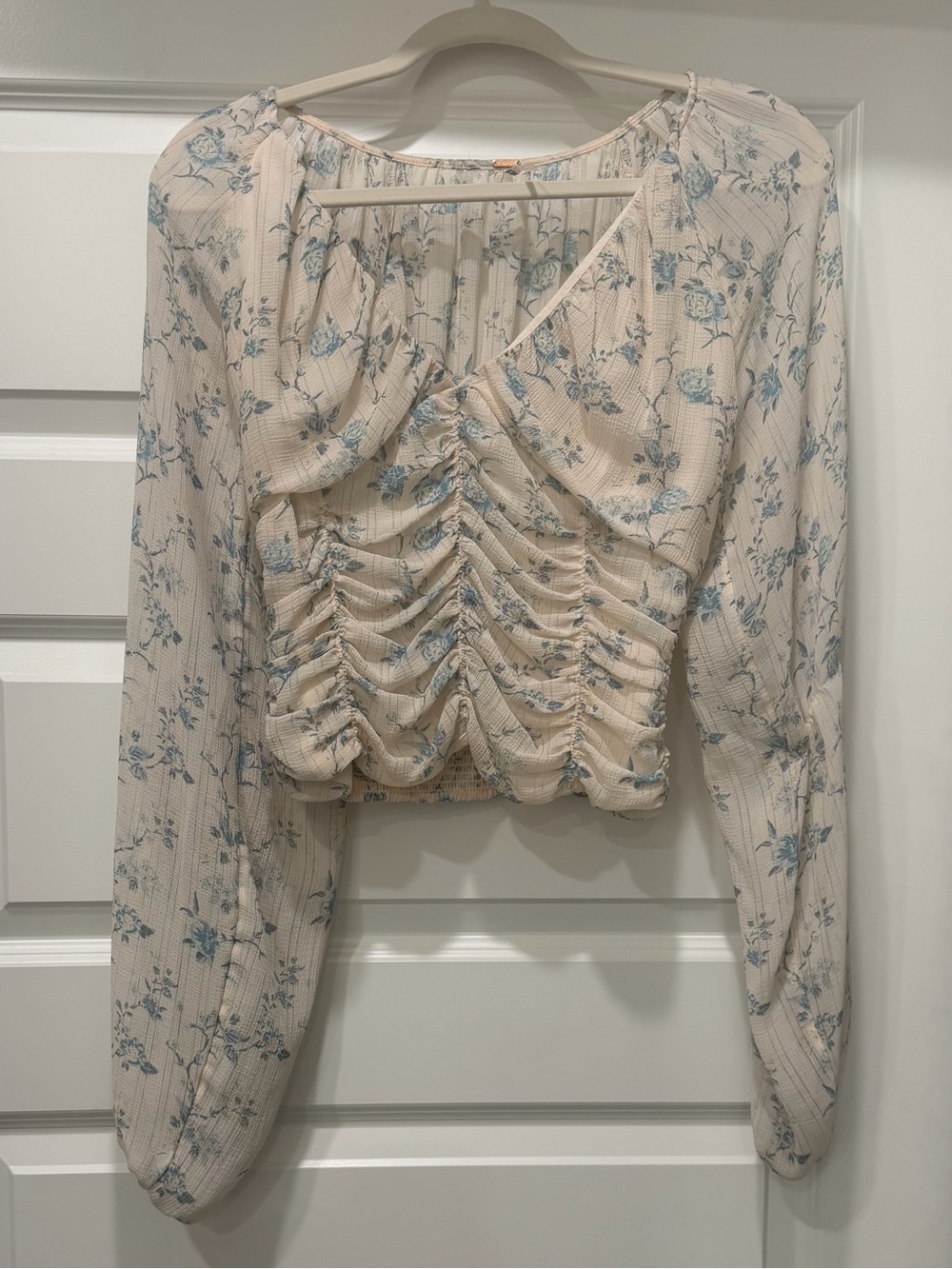 Free People Final Rose blouse small floral